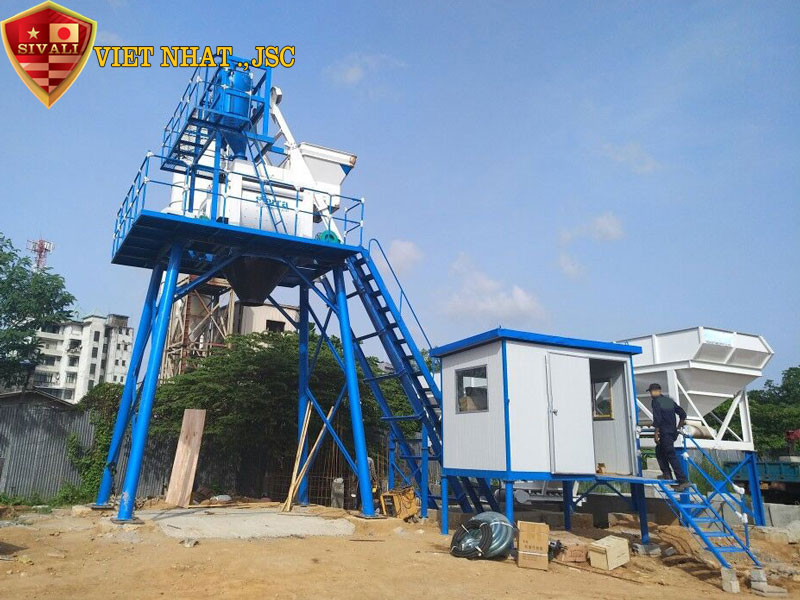 chế tạo trạm trộn bê tông 45m3/h